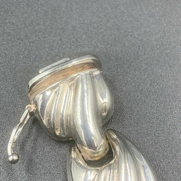 Sterling Large Link Bracelet 30.03g 925 Italy - Picture 3 of 7